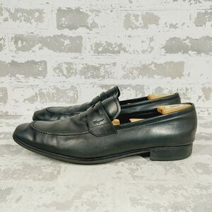 Classic Black Leather Loafers